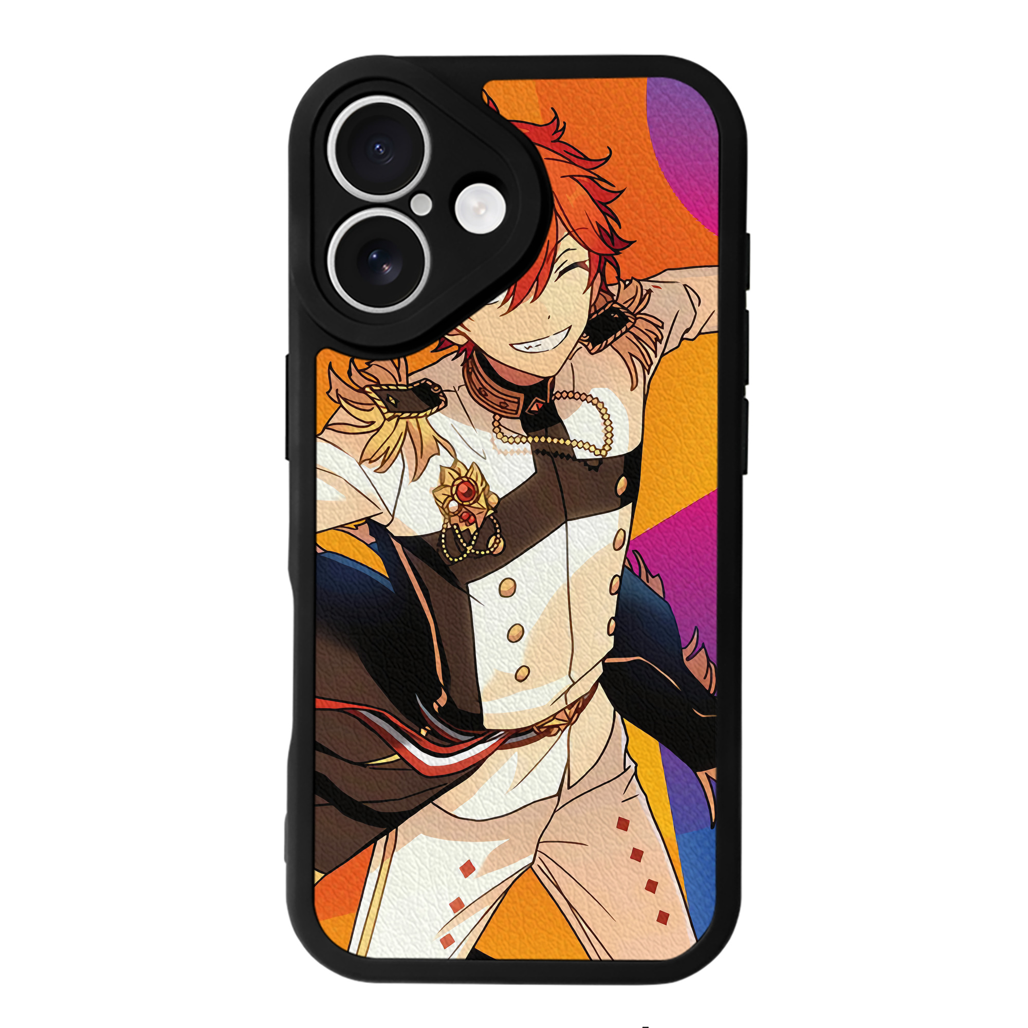 （画像用） あんさんぶるスターズ! Ensemble Stars 【iPhone 16シリーズ対応】シリコンスマホケース（レザー調） 材質：シリコン